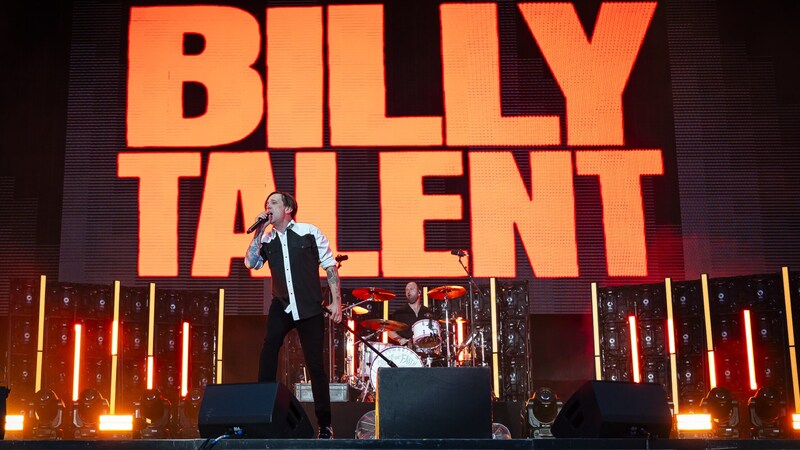 Die kanadischen Punkrock-Urgesteine Billy Talent standen zum siebenten Mal (!) auf einer Bühne des Nova Rock (Bild: Andreas Graf)