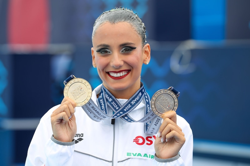 Vasiliki Alexandri schwamm erneut zu Gold. (Bild: GEPA)