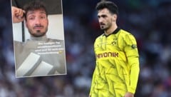 Mats Hummels meldet sich via Instagram zu Wort. (Bild: GEPA)