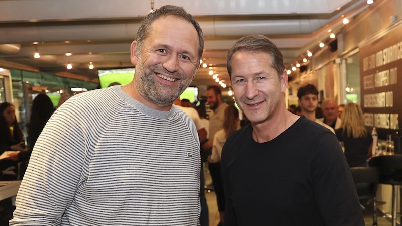 Kian Walizadeh hier mit Ex-ÖFB-Teamchef Franco Foda. (Bild: GEPA/GEPA pictures)