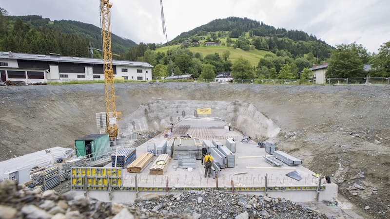 17,000 cubic meters of soil have been removed. (Bild: Land Salzburg/Neumayr/Christian Leopold)
