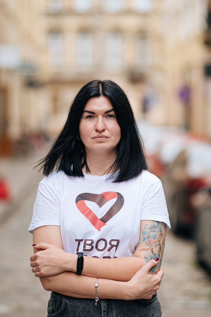 Victoria Fiohnostava Ukrayna'daki mültecilerle ilgileniyor