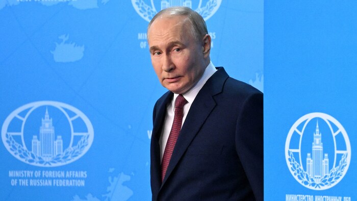 Putin am 14. Juni 2024 in Moskau