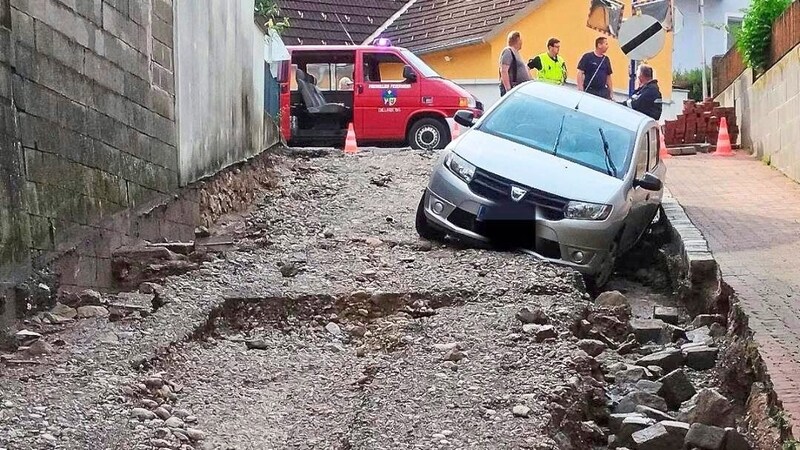 The municipality of Draßburg was not spared from the storms. (Bild: FF Draßburg)