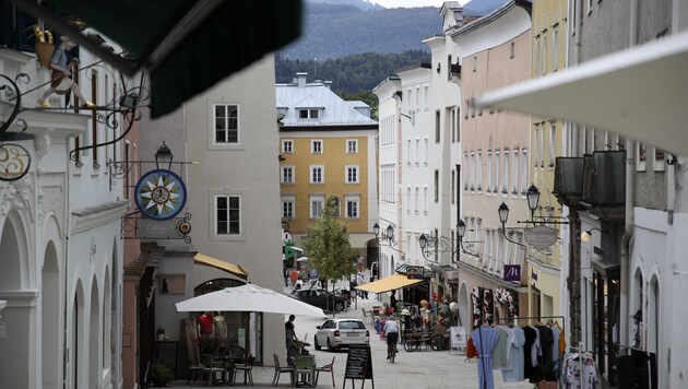 In der Halleiner Altstadt erwischte einen jungen Unternehmer der Konkurs. (Bild: ANDREAS TRÖSTER)