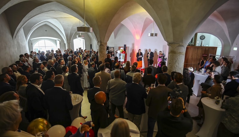 The Kufstein Town Hall provided the perfect setting for the Spar anniversary celebrations. (Bild: Berger Hubert)