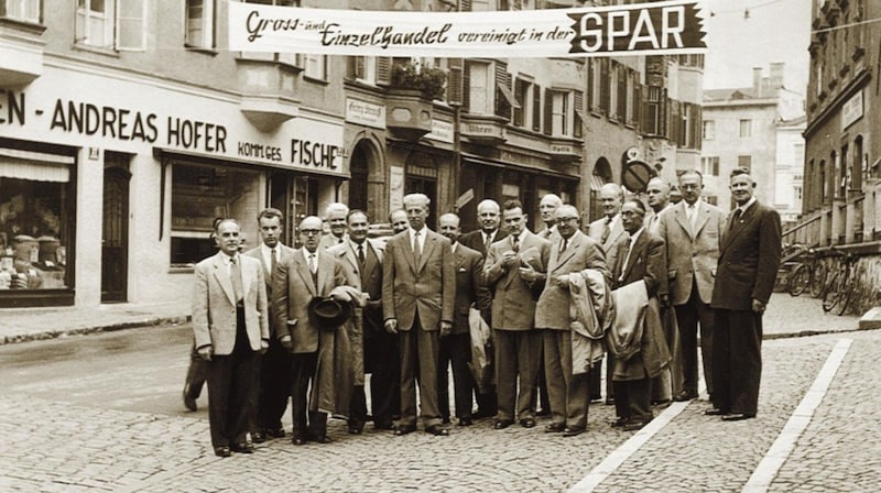 1954 wurde der erste Spar-Markt in Kufstein eröffnet. (Bild: SPAR)