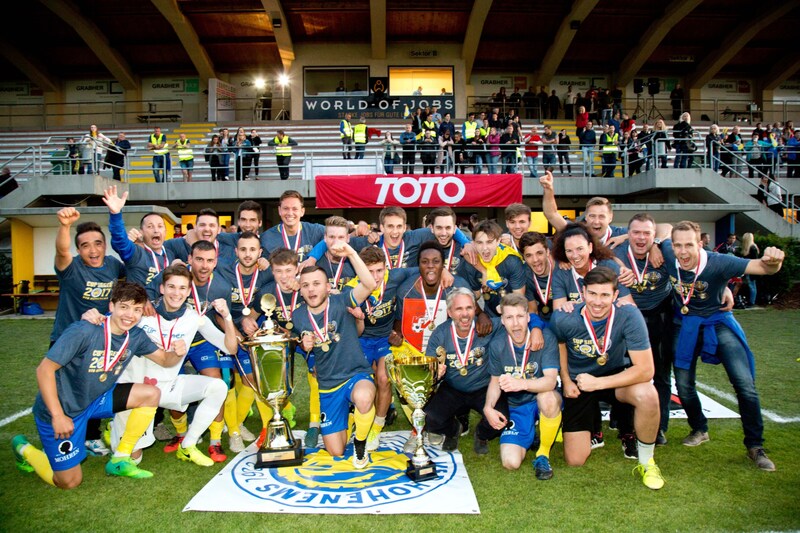 2017 holte sich Hohenems zuletzt den VFV-Cup.  (Bild: Maurice Shourot)