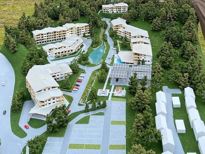 A model of the future Seefeld Village
