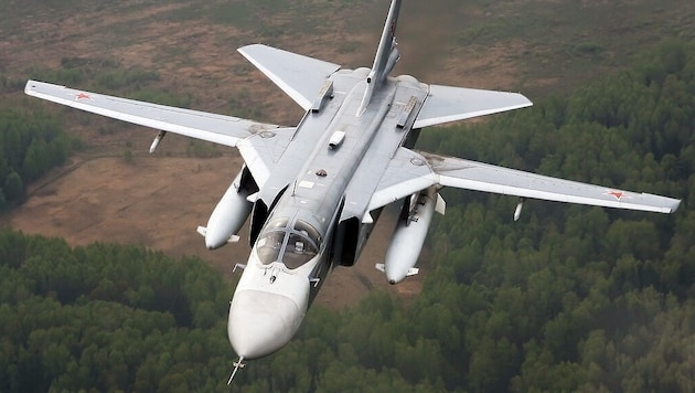 A Russian Su-24 bomber (pictured) violated Swedish airspace on Friday. (Bild: Wikipedia/Alexander Mishin (CC BY-SA 3.0))