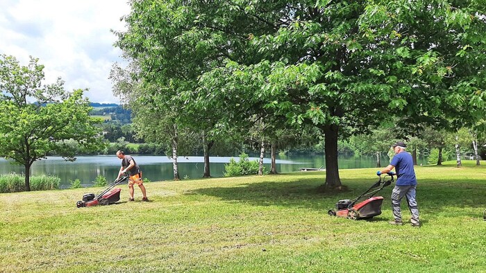 Der Pibersteinsee wird für die große Neueröffnung am 23. 6. herausgeputzt.