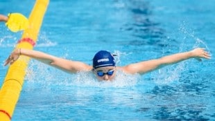 Bronze auf 100 Meter Schmetterling: Tichy. (Bild: Mario Urbantschitsch)