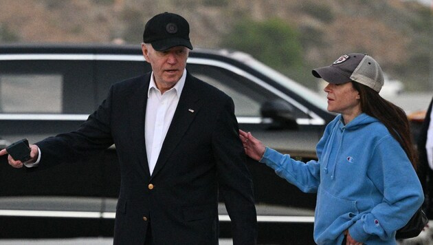 US President Joe Biden with daughter Ashley (Bild: AFP/Mandel Ngan)