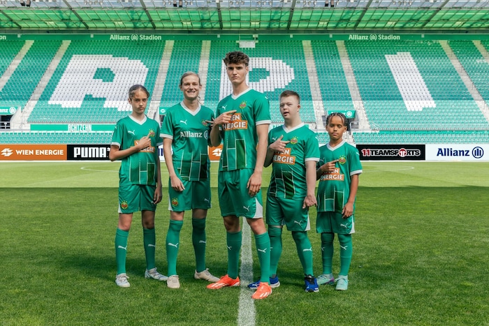 Wenninger and Co. in their new home kit.