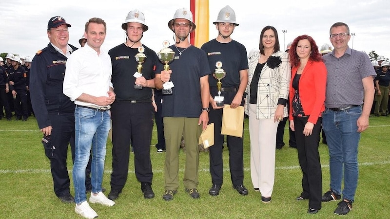 Die Klingenbacher glänzten im Bronze-Bewerb. (Bild: BFKDO)