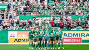 Die Rapid-Frauen spielten vor einer Rekordkulisse. 