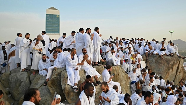 Pilgerinnen und Pilger in Mekka (Archivbild) (Bild: AFP)