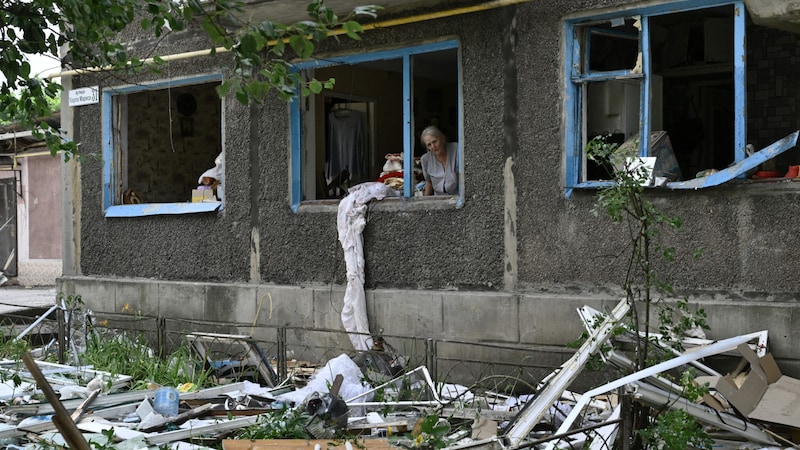 Eine 68-jährige Bewohnerin (Bild: AFP/Genya Savilov)