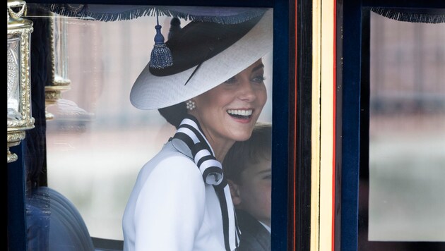 Princess Kate celebrated her brilliant comeback at the "Trooping The Color" parade at the weekend. (Bild: www.viennareport.at)