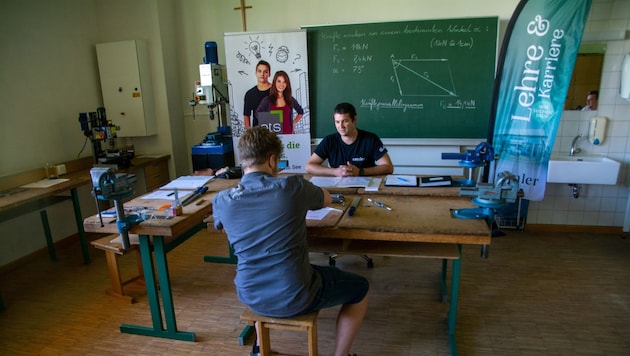 Christoph Tittler fungierte als externer Prüfer. Er zeigte sich zufrieden. (Bild: Charlotte Titz)