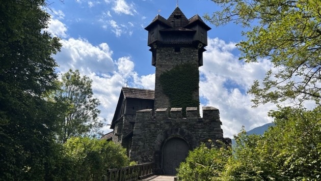 Burg Niederfalkenstein kann nicht besichtigt werden. (Bild: Zwickl)