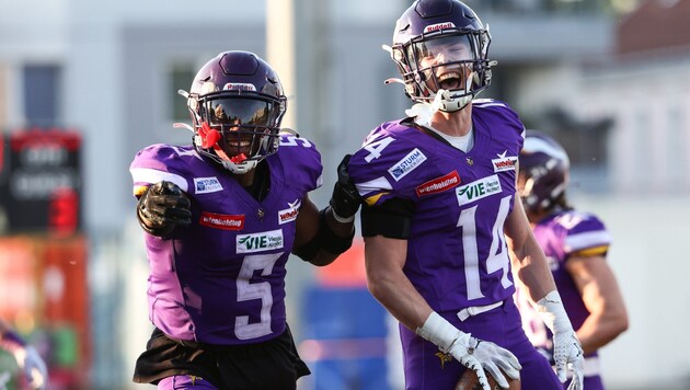 Jubel bei den Vienna Vikings (Bild: GEPA pictures)