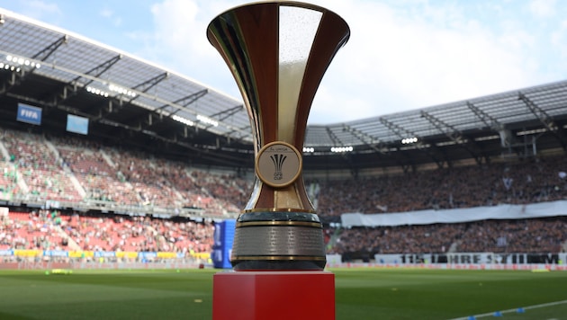 Das Objekt der Begierde – die ÖFB-Cup-Trophäe