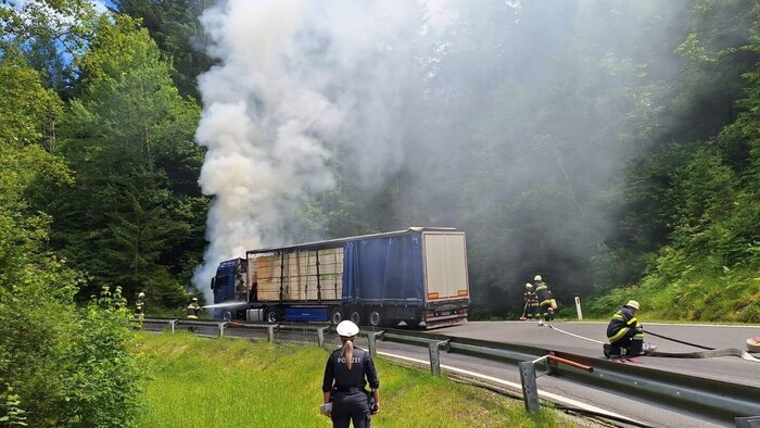 The vehicle was a total loss.