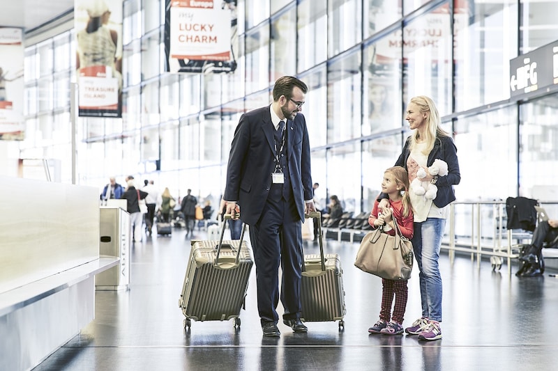 A repülőtéren az ügyfelek elégedettsége és a szolgáltatás minősége áll a középpontban. (Bild: Flughafen Wien)