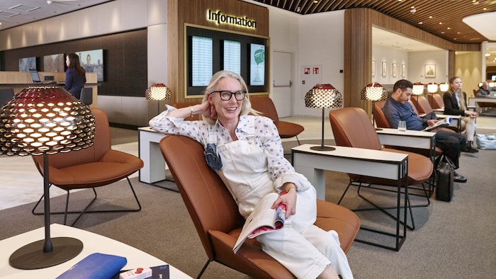 Einen entspannten Einstieg in jede Reise bietet die Vienna Lounge im Terminal 1.