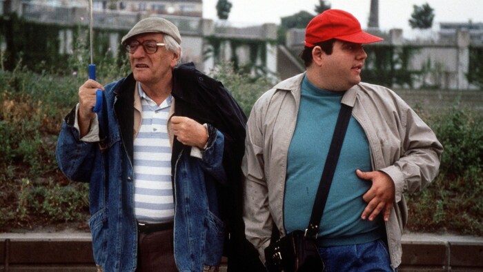 The "Kaisermühlen Blues" stars Walter Langer (Mr. Kudrnac) and Gerald Pichowetz (Franzi ...