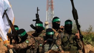 Hamas-Kämpfer (Archivbild) (Bild: APA/AFP/MAHMUD HAMS)