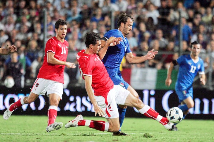 Stranzl defended 56 times in the red-white-red team kit.