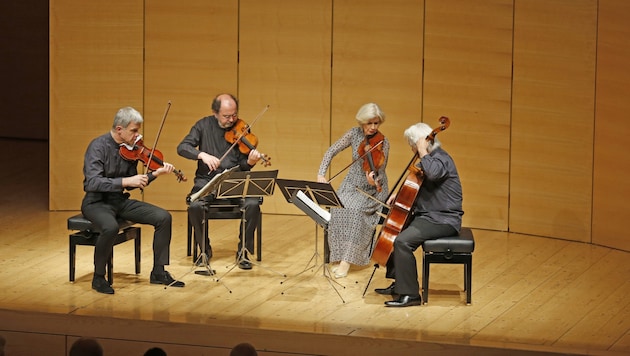 Unheimlich fein aufeinander abgestimmt: Die Musiker des Hagen Quartetts. (Bild: (c) Schubertiade GmbH)