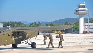 Das Bundesheer übte den Ernstfall am Klagenfurter Airport. (Bild: Bundesheer/ Martin Eiper)