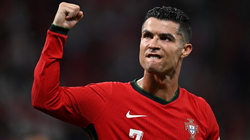 Für Portugals Nationalmannschaft erzielte Ronaldo bislang stolze 133 Treffer. (Bild: AFP)