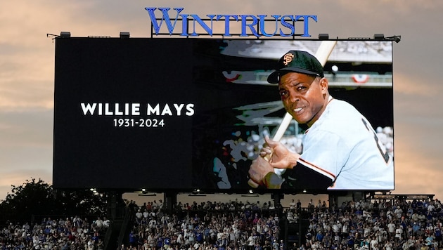 Die Sportwelt trauert um Willie Mays. (Bild: AP/Nam Y. Huh)