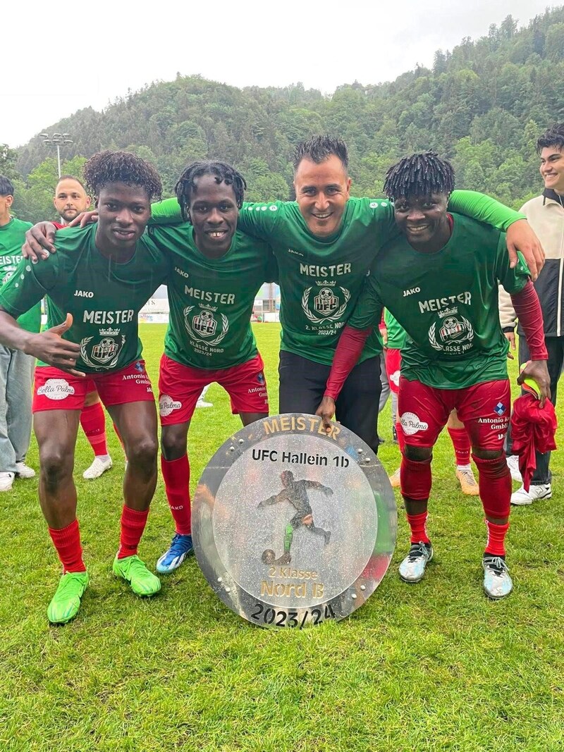 Ayetigbo, Maniradukunda, Esatbeyoglu and Akinyemi (from left). (Bild: zVg)