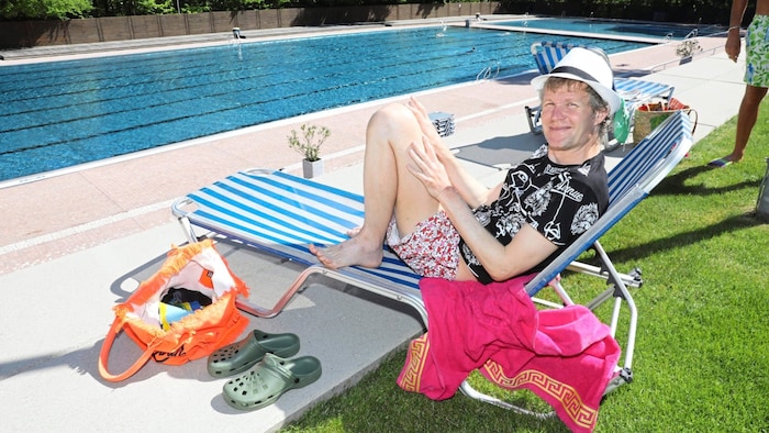 Urlaubsgefühle kommen im Schönbrunner Bad auf.