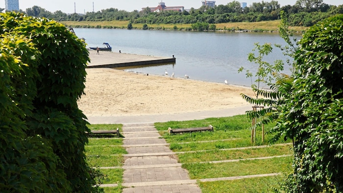 Der Arena-Beach startet heuer in seine erste Saison.