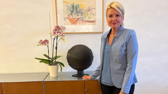 Stadträtin Sandra Wassermann stimmt mit der FP dagegen.