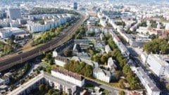 Zwischen Weststrecke und Franckstraße entsteht das neue Gölsdorf-Areal. (Bild: zVg)