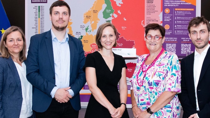 Von links: Anita Fincham (Fertility Europe), Vladislav Velizanin (EPF), Christina Fadler („Die ...