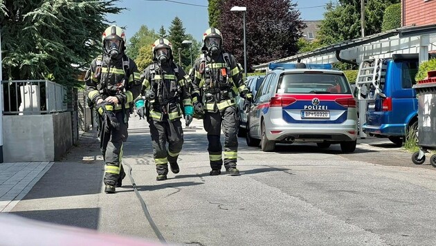 The fire department had to use breathing masks