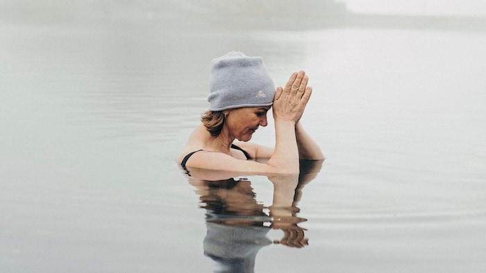 Cold water bathing in Leogang: Renate Oberlader is a big fan, having already explored the various forms of mental health and strengthening the immune system in her own sporting career and in her earlier therapeutic work. 