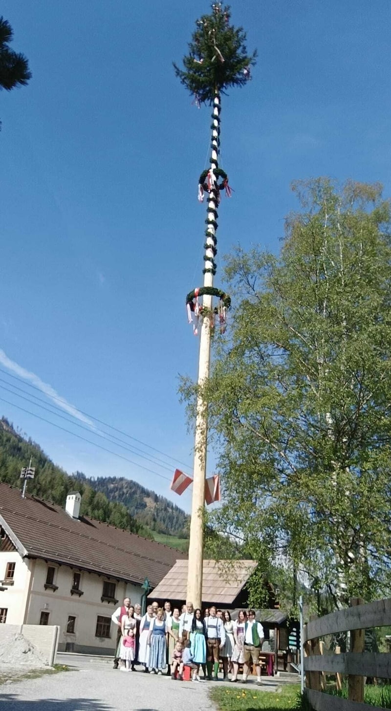 2. Platz/Lamprechtshausen: Bemalung und Zunftschilder gefielen auch der Jury. (Bild: Michael Gangl)