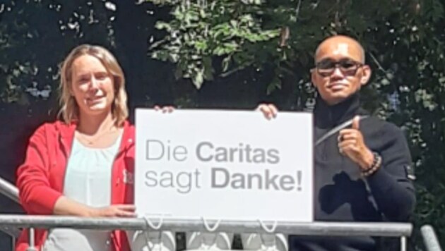 Van-Nam Pham spendet seine Einnahmen an die Caritas. (Bild: ZVG)