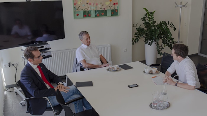 Beim „Krone“-Interview im Kapfenberger Rathaus
