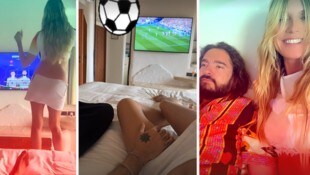 So sah Deutschlands Traum-Paar den Aufstieg der DFB-Elf.