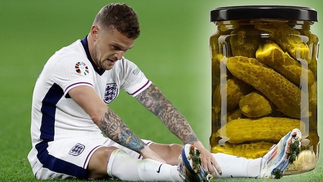 Gurkensaft – der Zaubertrank von Kieran Trippier und Co. (Bild: AFP/APA/KENZO TRIBOUILLARD)